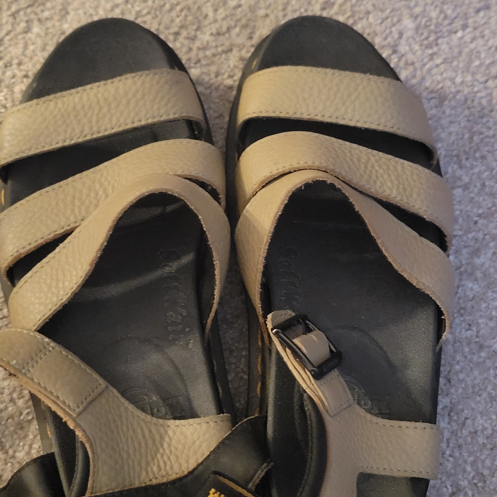 Beige Strappy Dr Martens  Women’s Comfort Sandals